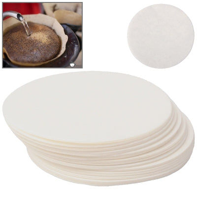 100 PCS Round Coffee Filter Paper, Diameter 60mm(White) - Coffee Tools by PMC Jewellery | Online Shopping South Africa | PMC Jewellery