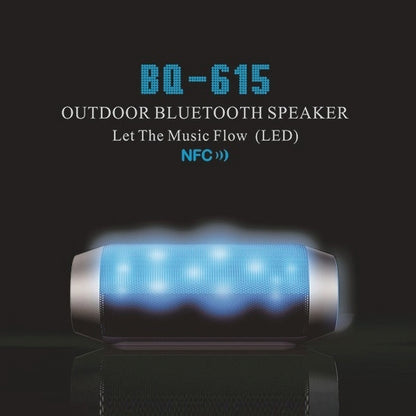 AEC BQ-615 Pulse Portable Bluetooth Streaming Speaker with Built-in LED Light Show & Mic, For iPhone, Galaxy, Sony, Lenovo, HTC, Huawei, Google, LG, Xiaomi, other Smartphones and all Bluetooth Devices(Black) - Desktop Speaker by AEC | Online Shopping South Africa | PMC Jewellery