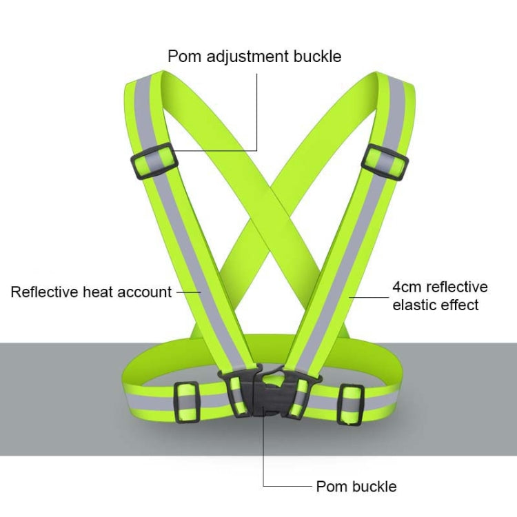 Night Riding Running Flexible Reflective Safety Vest(Purple) - free shipping - PMC TechLife - Order now!