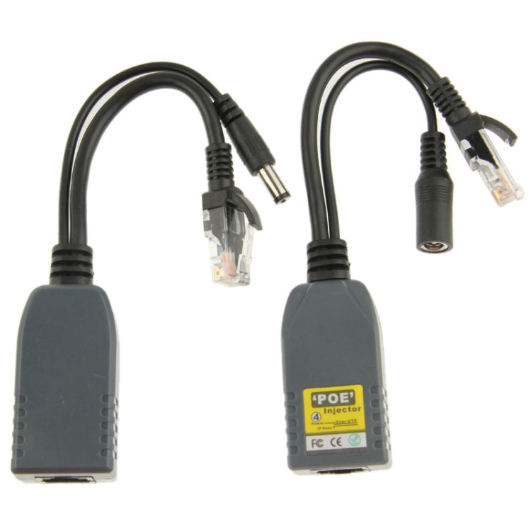 2 PCS 904, 4 Cores Power Over Ethernet Passive POE Splitter Injector Adapter Cable Kit for IP Camera Security System - Others by PMC Jewellery | Online Shopping South Africa | PMC Jewellery