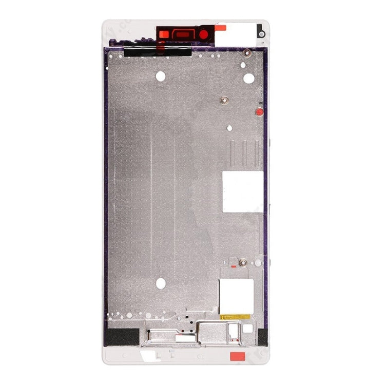 Front Housing Screen Frame Bezel  for Huawei Ascend P8(White) - Full Housing Cover by PMC Jewellery | Online Shopping South Africa | PMC Jewellery