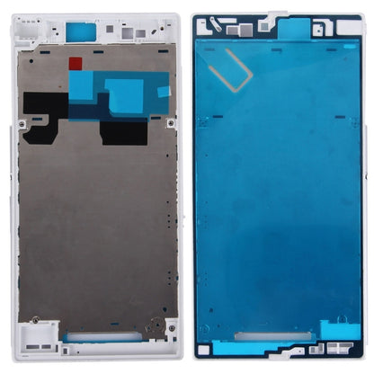 Front Housing LCD Frame Bezel Plate for Sony Xperia Z Ultra / XL39h / C6802(White) - Frame Bezel Plate by PMC Jewellery | Online Shopping South Africa | PMC Jewellery