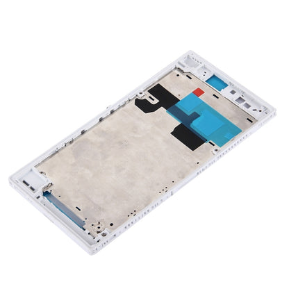 Front Housing LCD Frame Bezel Plate for Sony Xperia Z Ultra / XL39h / C6802(White) - Frame Bezel Plate by PMC Jewellery | Online Shopping South Africa | PMC Jewellery