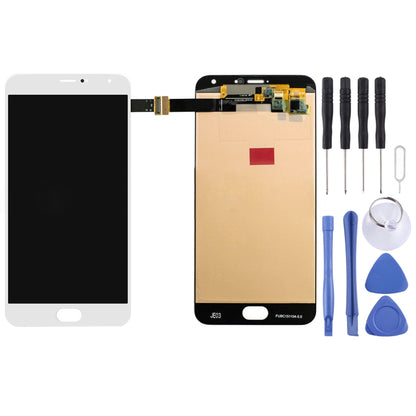 Original LCD Screen for Meizu Pro 5 with Digitizer Full Assembly(White) - LCD Screen by PMC Jewellery | Online Shopping South Africa | PMC Jewellery