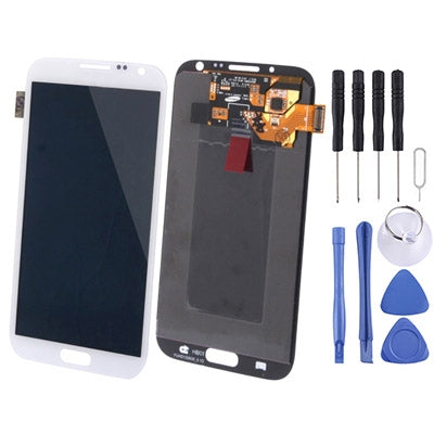 Original LCD Display + Touch Panel for Galaxy Note II / N7100(White) - LCD Screen by PMC Jewellery | Online Shopping South Africa | PMC Jewellery