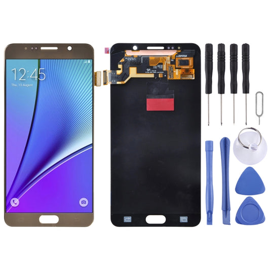5.7 inch  Original LCD Screen and Digitizer Full Assembly for Galaxy Note 5 / N9200, N920I, N920G, N920G/DS, N920T, N920A(Gold) - LCD Screen by PMC Jewellery | Online Shopping South Africa | PMC Jewellery