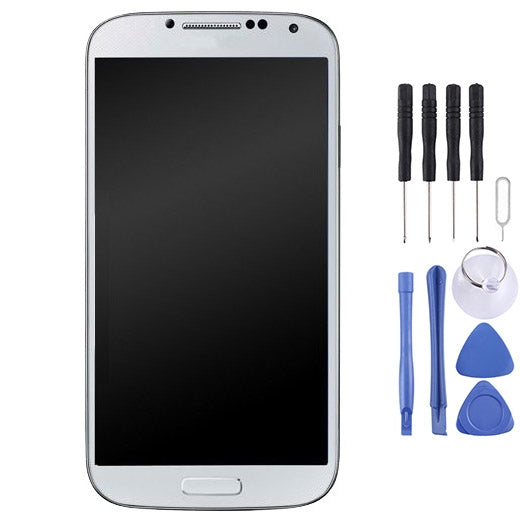 Original LCD Display + Touch Panel with Frame for Galaxy S4 / i9505(White) - LCD Screen by PMC Jewellery | Online Shopping South Africa | PMC Jewellery