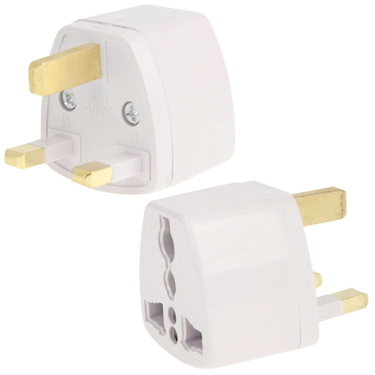 Plug Adapter, Travel Power Adaptor with UK Socket Plug(White) - free shipping - PMC TechLife - Order now!