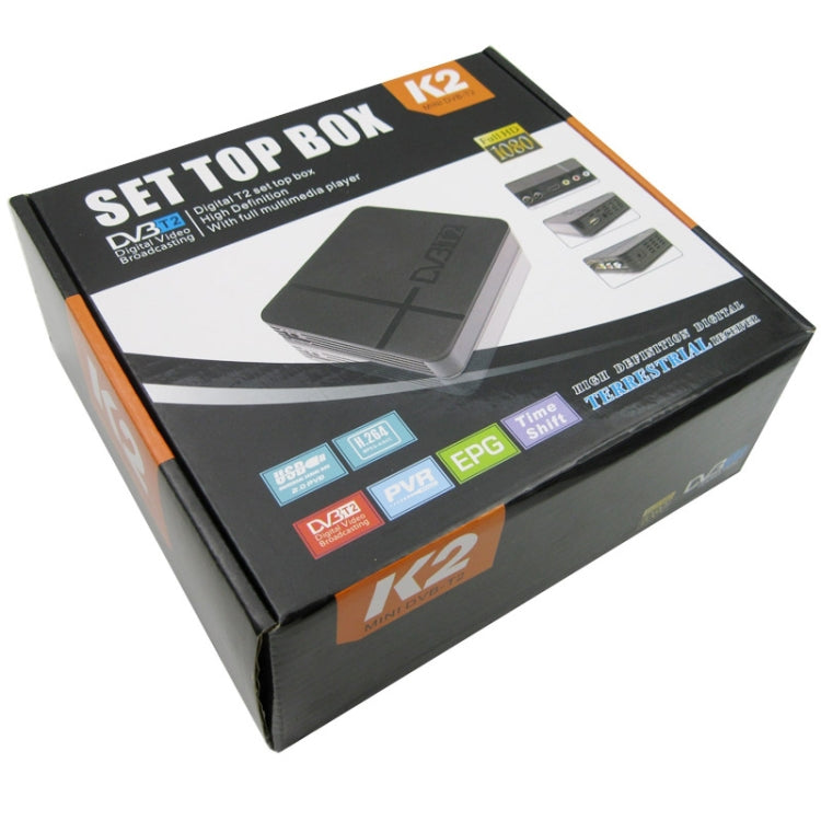 Mini Terrestrial Receiver HD DVB-T2 Set Top Box, Support USB / HDMI / MPEG4 /H.264(Black) - DVB-T & Analog Solutions by PMC TechLife | Online Shopping South Africa | PMC TechLife