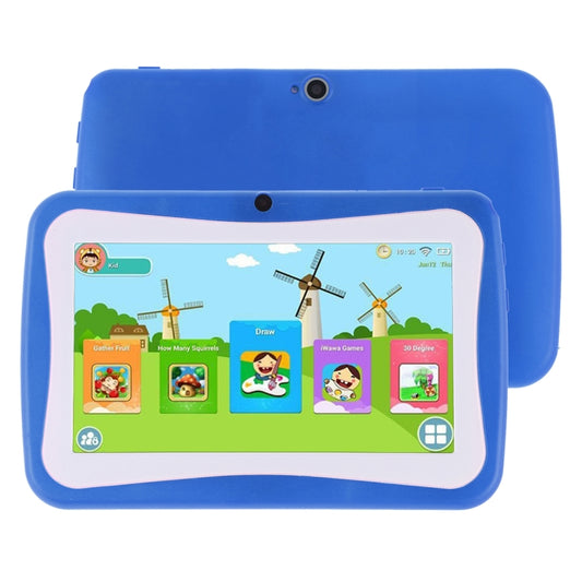 Kids Education Tablet PC, 7.0 inch, 1GB+16GB, Android 4.4.2 Allwinner A33 Quad Core 1.3GHz, WiFi, TF Card up to 32GB, Dual Camera(Blue) -  by PMC Jewellery | Online Shopping South Africa | PMC Jewellery