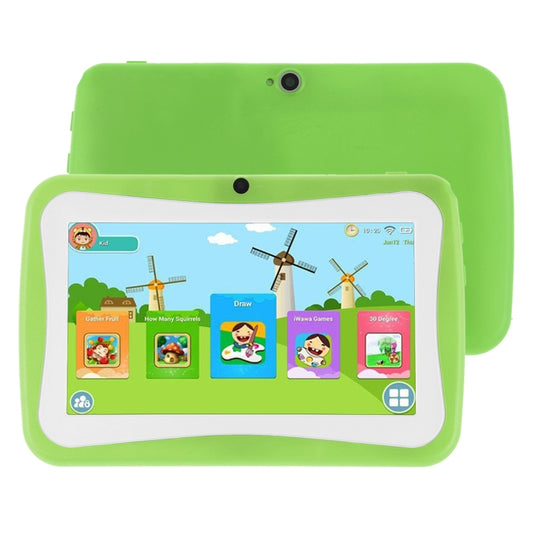 M755 Kids Education Tablet PC, 7.0 inch, 1GB+16GB, Android 5.1 Allwinner A33 Quad Core up to 1.3GHz, 360 Degree Menu Rotation, WiFi(Green) -  by PMC Jewellery | Online Shopping South Africa | PMC Jewellery