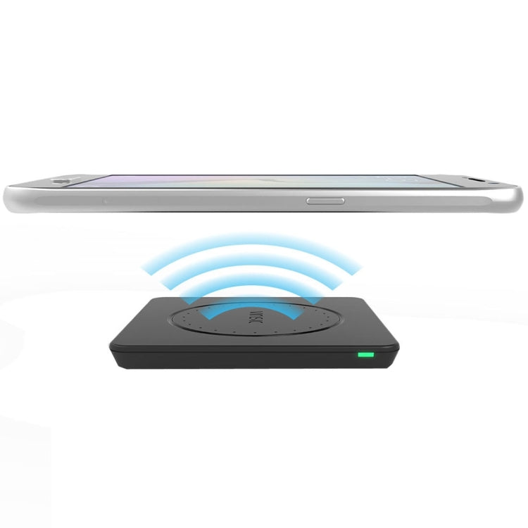Vinsic 5V 1A Output Qi Standard Portable Wireless Charger Pad - Wireless Charger by VINSIC | Online Shopping South Africa | PMC TechLife | Buy Now Pay Later Mobicred