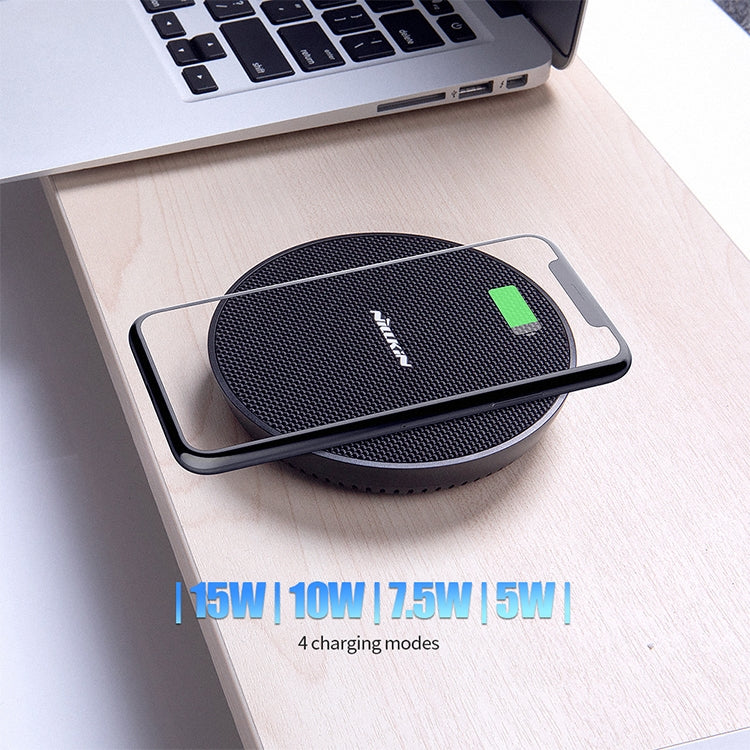 NILLKIN MC035 Power Flash Qi Standard High Speed Wireless Charger (Classic Nylon) - Wireless Charger by NILLKIN | Online Shopping South Africa | PMC Jewellery