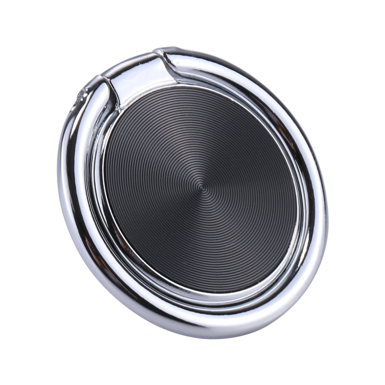 Universal CD Pattern Metal Mobile Phone Ring Holder(Black) - Ring Holder by PMC TechLife | Online Shopping South Africa | PMC TechLife