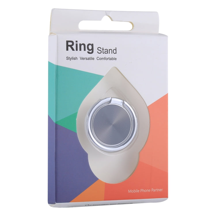 Universal CD Pattern Metal Mobile Phone Ring Holder(Black) - Ring Holder by PMC TechLife | Online Shopping South Africa | PMC TechLife