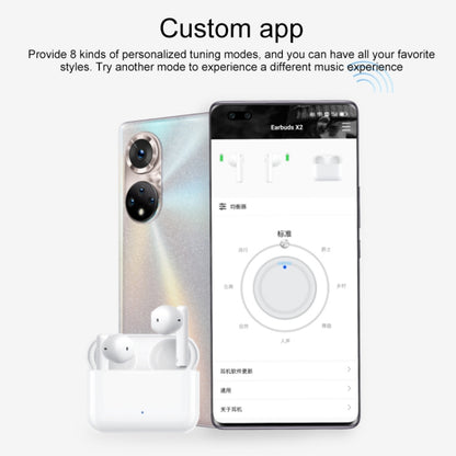 Original Honor Earbuds X2 True Wireless Bluetooth Earphone (Iceland White) - Bluetooth Earphone by Huawei | Online Shopping South Africa | PMC Jewellery