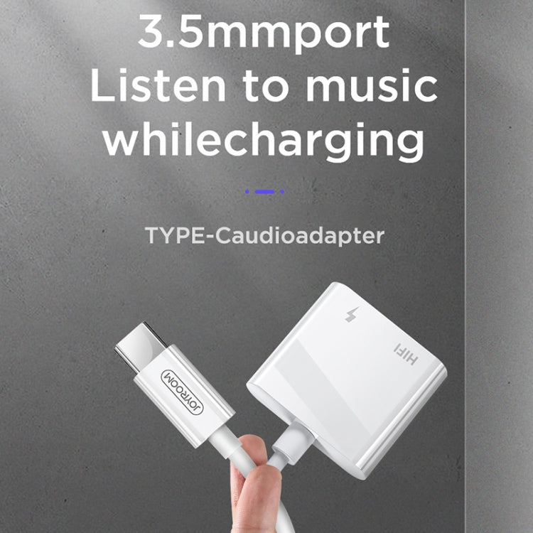 JOYROOM SH-C1 Type-C / USB-C to 3.5mm Digital Audio Converter Adapter (White) - Audio Adapter by JOYROOM | Online Shopping South Africa | PMC Jewellery