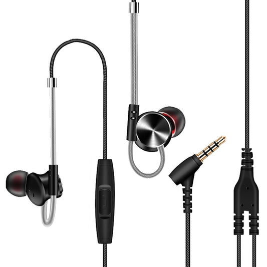 QKZ DM10 High-quality In-ear All-metal Sports Music Headphones, Microphone Version - In Ear Wired Earphone by QKZ | Online Shopping South Africa | PMC Jewellery