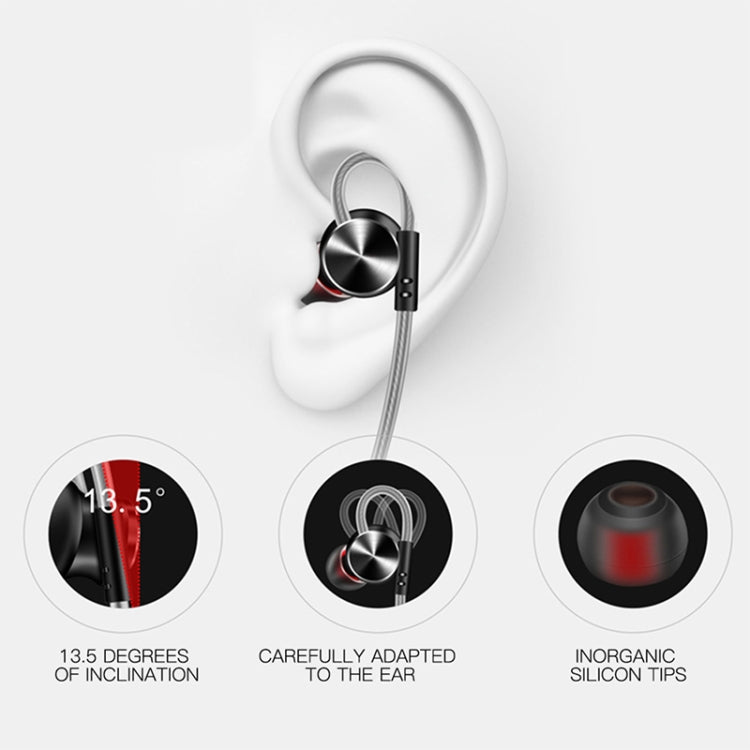 QKZ DM10 High-quality In-ear All-metal Sports Music Headphones, Microphone Version - In Ear Wired Earphone by QKZ | Online Shopping South Africa | PMC Jewellery | Buy Now Pay Later Mobicred