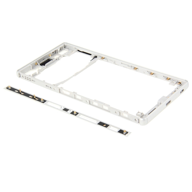 Front Bezel  for Sony Xperia Z5 (Single SIM Card Version) (Silver) - Frame Bezel Plate by PMC Jewellery | Online Shopping South Africa | PMC Jewellery