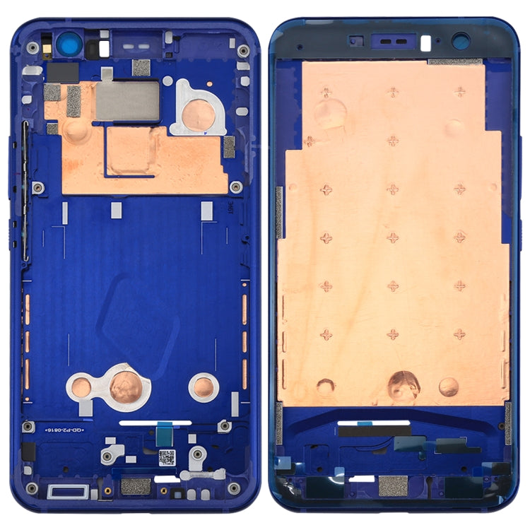 for HTC U11 Front Housing LCD Frame Bezel Plate(Dark Blue) - Full Housing Cover by PMC Jewellery | Online Shopping South Africa | PMC Jewellery