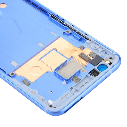 for HTC U11 Front Housing LCD Frame Bezel Plate(Blue) - Full Housing Cover by PMC Jewellery | Online Shopping South Africa | PMC Jewellery