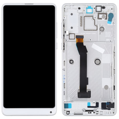 LCD Screen and Digitizer Full Assembly with Frame for Xiaomi MI Mix 2S(White) - LCD Screen by PMC Jewellery | Online Shopping South Africa | PMC Jewellery