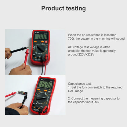 Kaisi 9805 Anti-burning Multifunctional Digital Universal Multimeter Auto-Range Digital Multimeter - Current & Voltage Tester by Kaisi | Online Shopping South Africa | PMC Jewellery | Buy Now Pay Later Mobicred