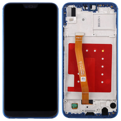LCD Screen and Digitizer Full Assembly with Frame for Huawei P20 Lite / Nova 3e(Blue) - LCD Screen by PMC Jewellery | Online Shopping South Africa | PMC Jewellery