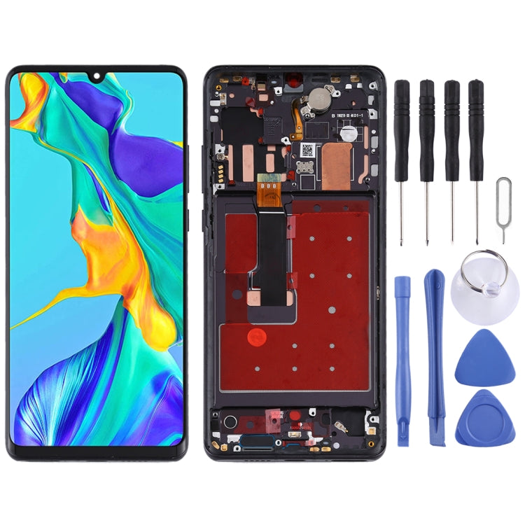 Original OLED LCD Screen for Huawei P30 Pro Digitizer Full Assembly with Frame(Black) - LCD Screen by PMC Jewellery | Online Shopping South Africa | PMC Jewellery