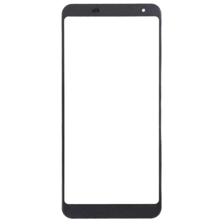Front Screen Outer Glass Lens for Google Pixel 3a(Black) - Outer Glass Lens by PMC Jewellery | Online Shopping South Africa | PMC Jewellery