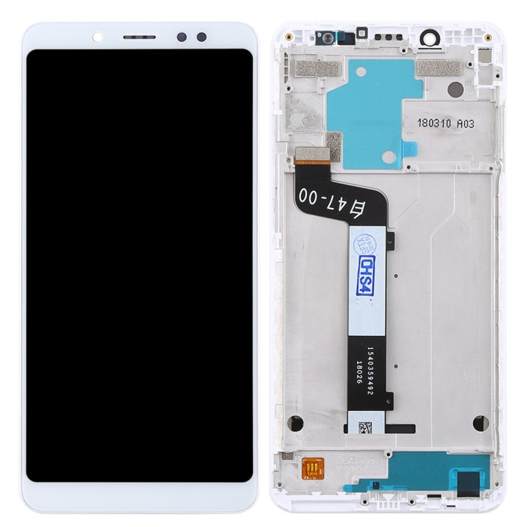 TFT LCD Screen for Xiaomi Redmi Note 5 / Note 5 Pro Digitizer Full Assembly with Frame(White) - LCD Screen by PMC Jewellery | Online Shopping South Africa | PMC Jewellery