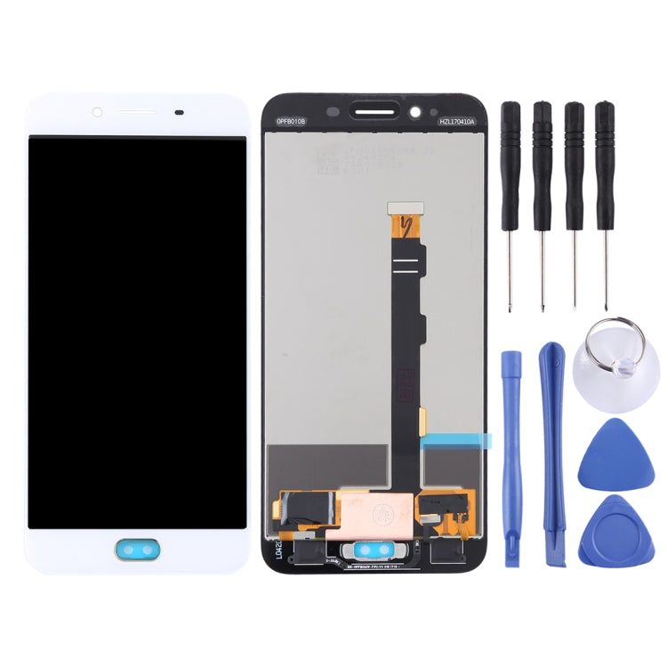 TFT LCD Screen for OPPO R9sk Digitizer Full Assembly (White) - LCD Screen by PMC Jewellery | Online Shopping South Africa | PMC Jewellery