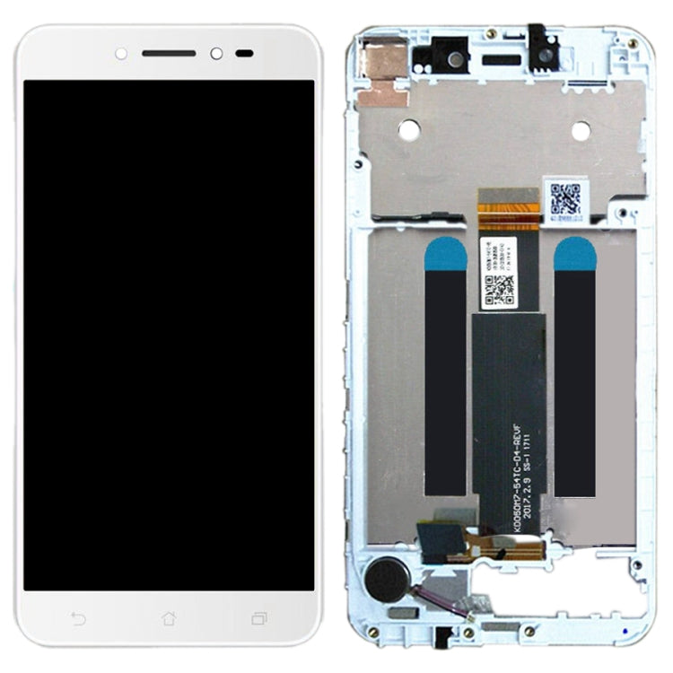 OEM LCD Screen for Asus ZenFone Live ZB501KL X00FD A007 Digitizer Full Assembly with Frame（White) - LCD Screen by PMC Jewellery | Online Shopping South Africa | PMC Jewellery