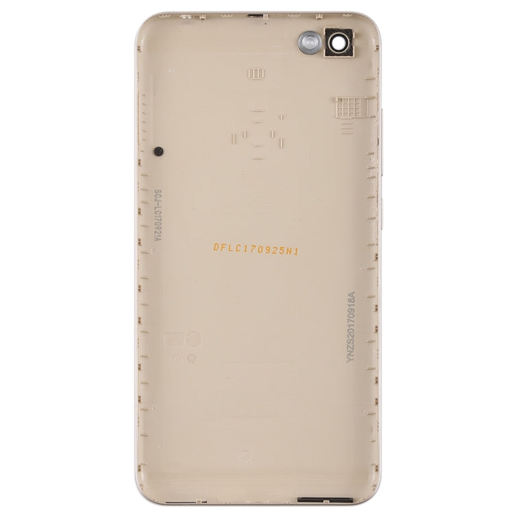 Back Cover with Camera Lens & Side Keys for Xiaomi Redmi Note 5A(Gold) - Back Cover by PMC Jewellery | Online Shopping South Africa | PMC Jewellery