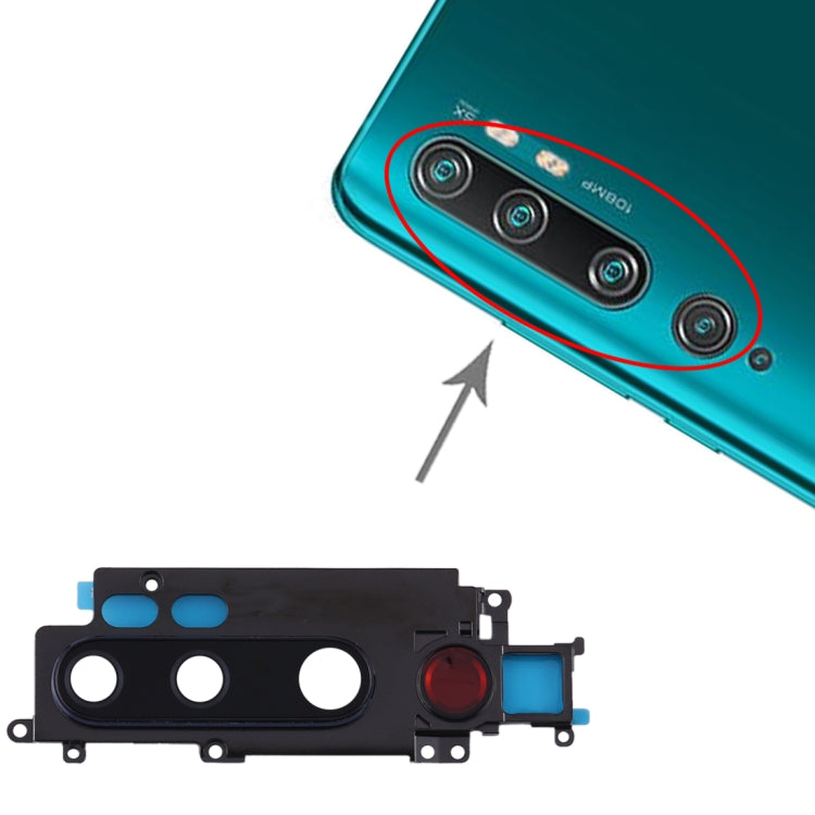 Camera Lens Cover for Xiaomi Mi CC9 Pro / Mi Note 10 / Mi Note 10 Pro (Black) - Camera by PMC TechLife | Online Shopping South Africa | PMC TechLife