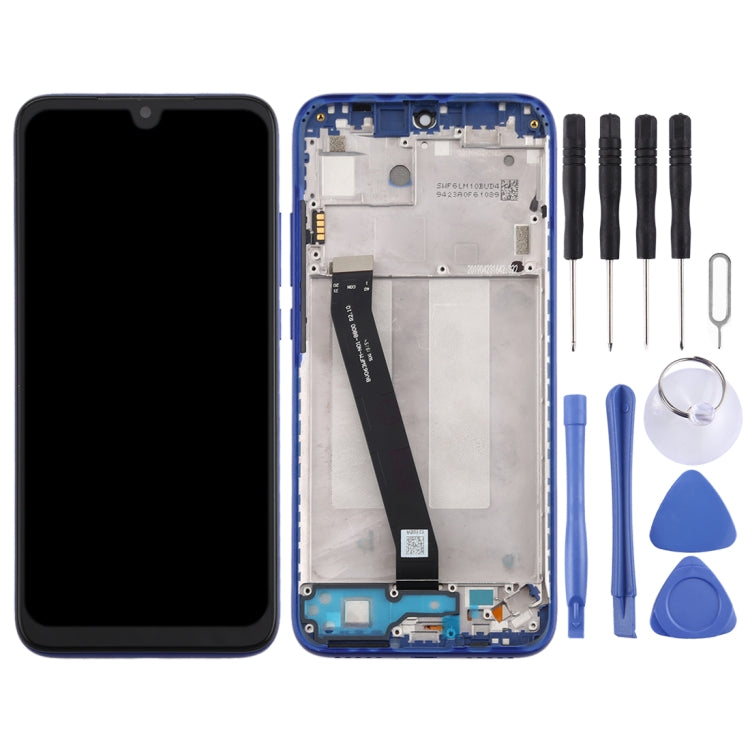 TFT LCD Screen for Xiaomi Redmi 7 Digitizer Full Assembly with Frame(Blue) - LCD Screen by PMC Jewellery | Online Shopping South Africa | PMC Jewellery
