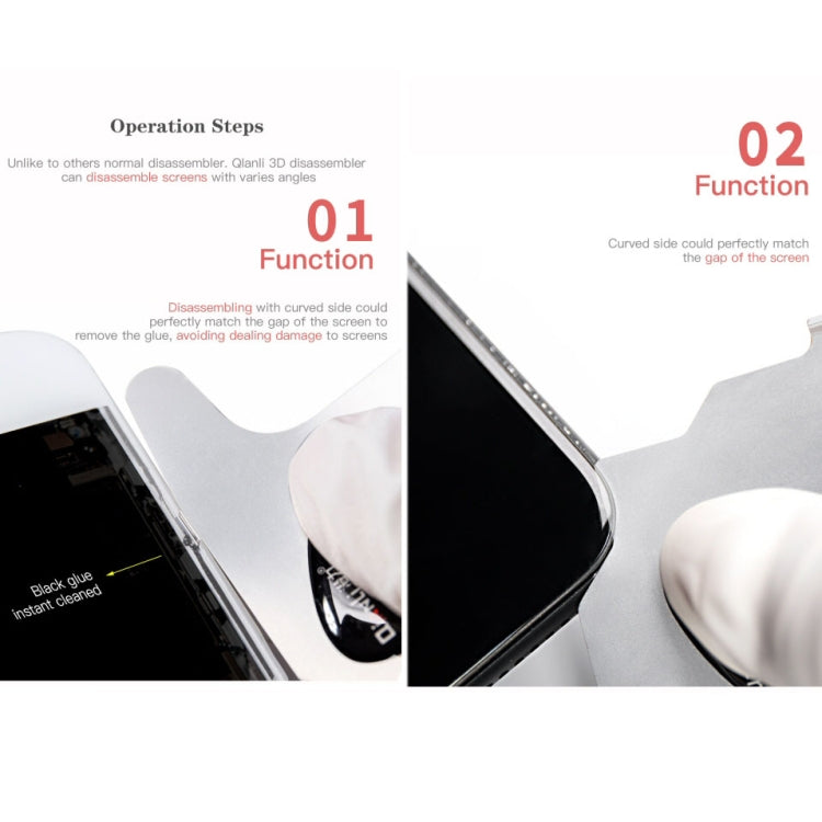 10 PCS QIANLI 3D Ultra Thin Pry Spudger Screen Disassembling Card - free shipping - PMC TechLife - Order now!