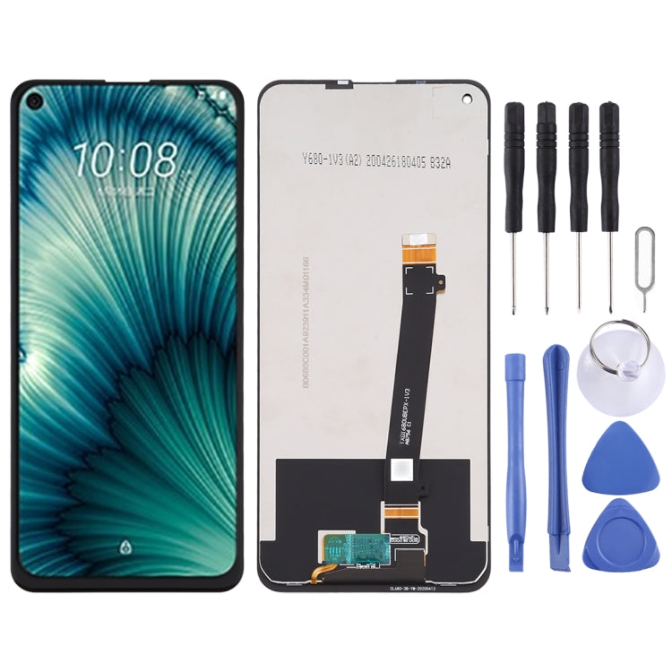 Original LCD Screen for HTC U20 5G with Digitizer Full Assembly (Black) - free shipping - PMC TechLife - Order now!