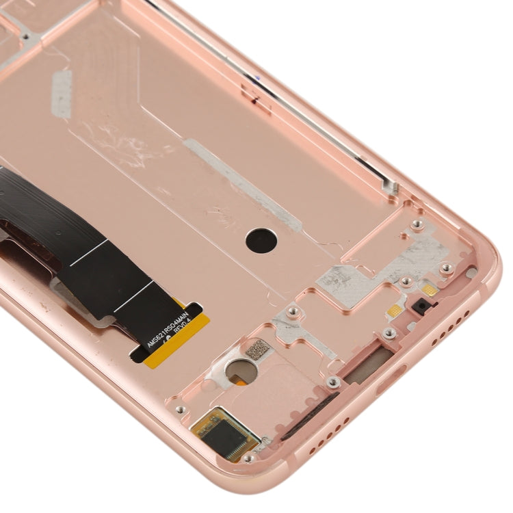 LCD Screen and Digitizer Full Assembly with Frame & Side Keys for Xiaomi Mi 8(Rose Gold) - LCD Screen by PMC Jewellery | Online Shopping South Africa | PMC Jewellery