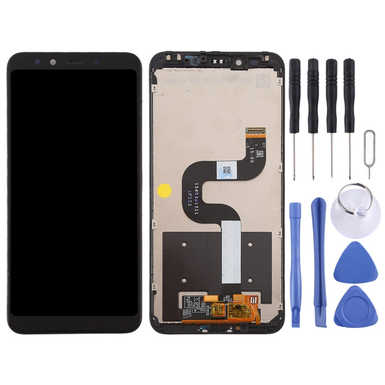 TFT LCD Screen for Xiaomi Mi 6X / A2 Digitizer Full Assembly with Frame(Black) - LCD Screen by PMC Jewellery | Online Shopping South Africa | PMC Jewellery