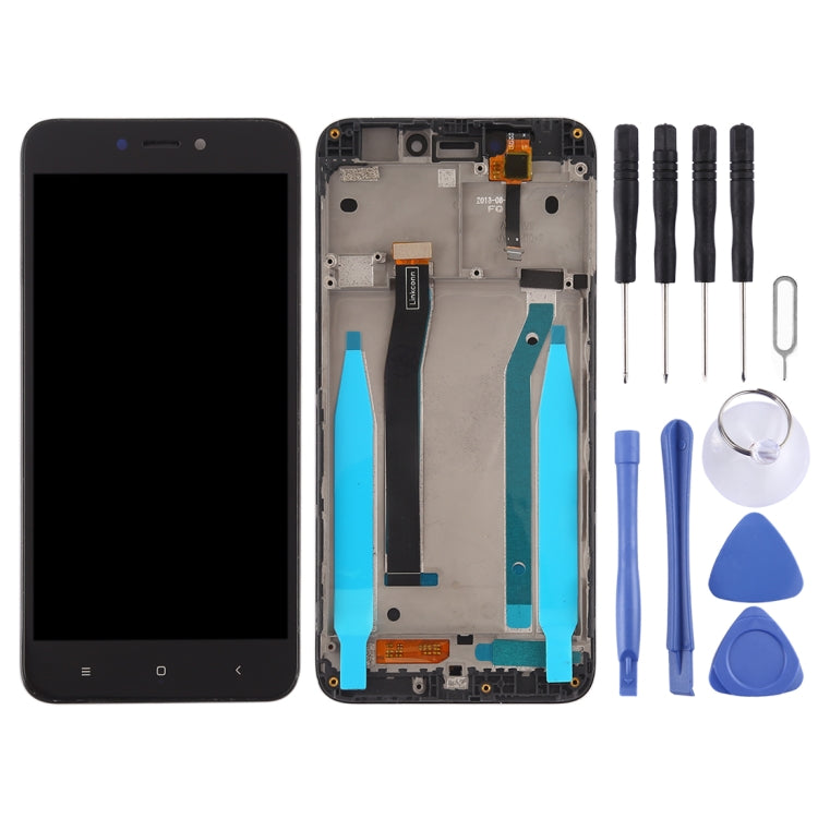 TFT LCD Screen for Xiaomi Redmi 4X Digitizer Full Assembly with Frame(Black) - LCD Screen by PMC Jewellery | Online Shopping South Africa | PMC Jewellery