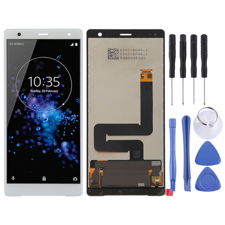 Original LCD Screen for Sony Xperia XZ2 with Digitizer Full Assembly(White) - LCD Screen by PMC Jewellery | Online Shopping South Africa | PMC Jewellery