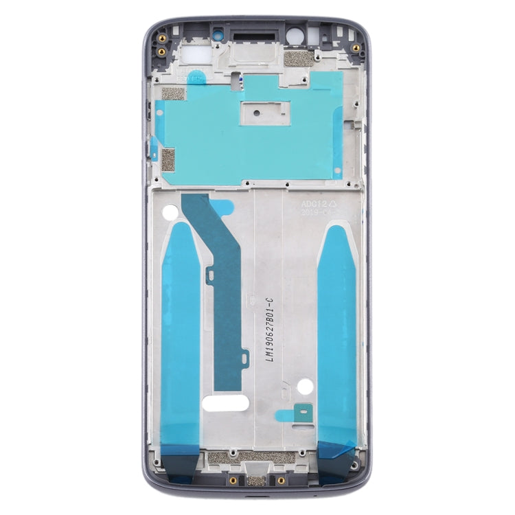 Front Housing LCD Frame Bezel for Motorola Moto E5(Grey) - Frame Bezel Plate by PMC Jewellery | Online Shopping South Africa | PMC Jewellery