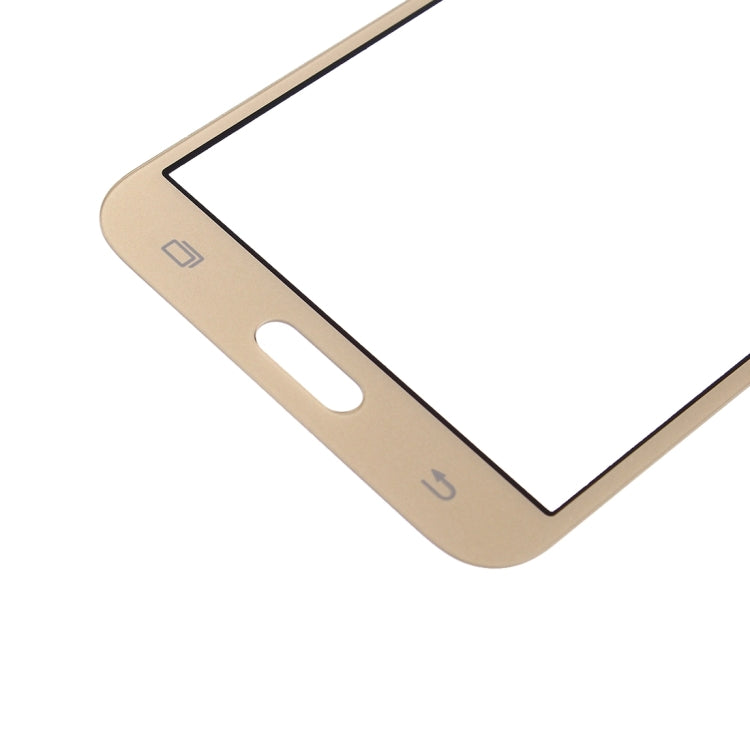 For Galaxy J7 / J700 Front Screen Outer Glass Lens (Gold) - Outer Glass Lens by PMC Jewellery | Online Shopping South Africa | PMC Jewellery