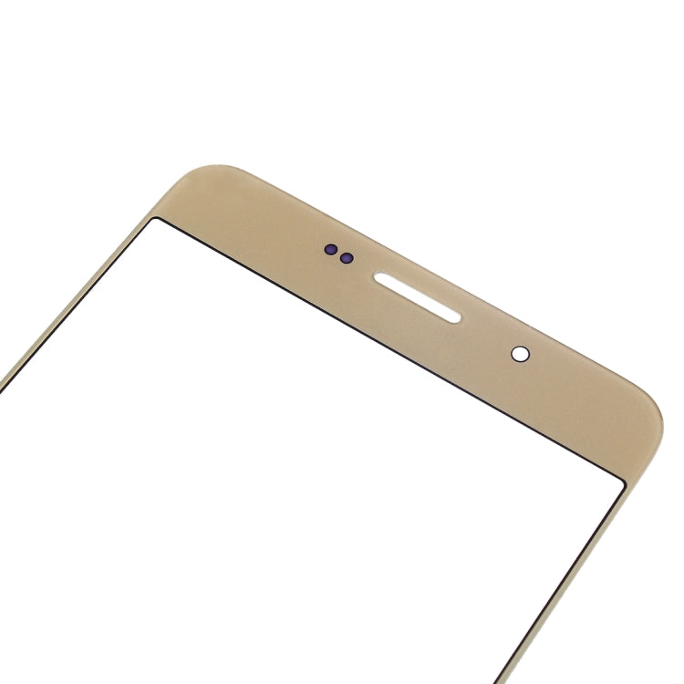 For Galaxy A9 (2016) / A900 Front Screen Outer Glass Lens (Gold) - Outer Glass Lens by PMC Jewellery | Online Shopping South Africa | PMC Jewellery