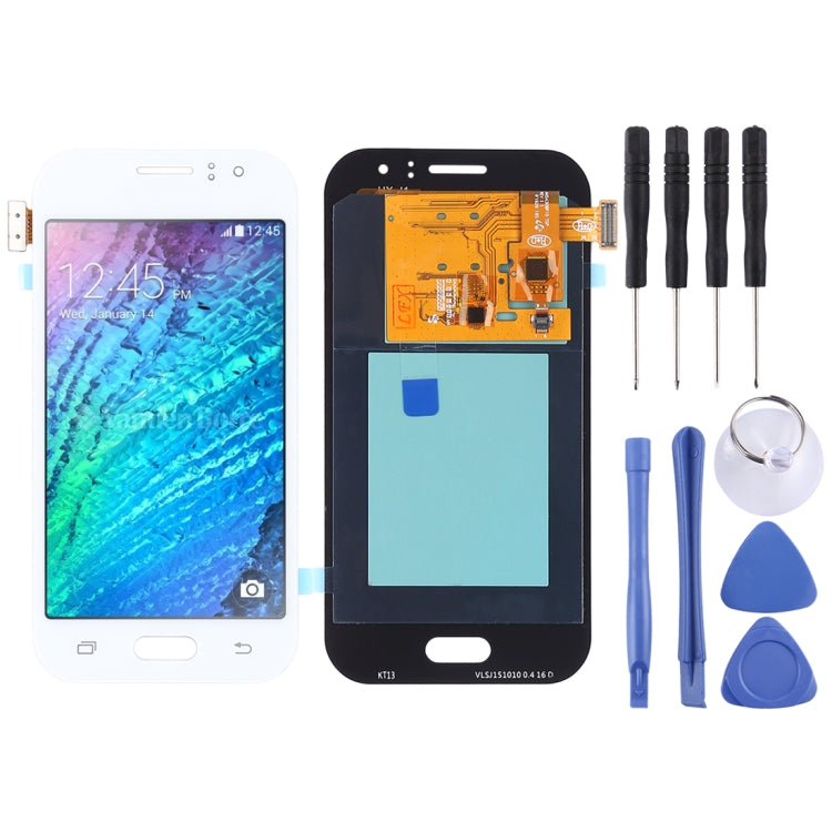 LCD Screen (TFT ) for Galaxy J1 Ace (2015), J110, J110M, J110F, J110G, J110L with Digitizer Full Assembly (White) - LCD Screen by PMC Jewellery | Online Shopping South Africa | PMC Jewellery