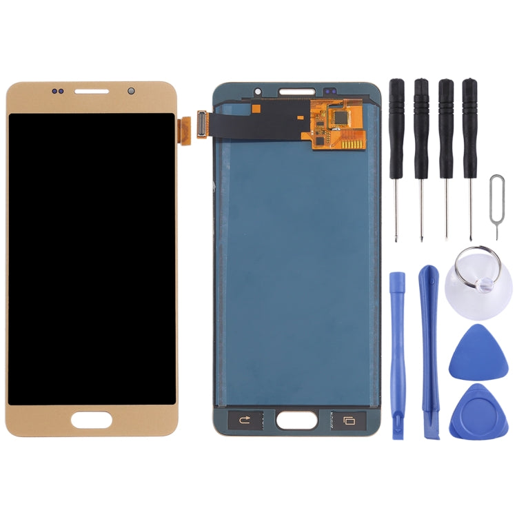 TFT LCD Screen for Galaxy A5 (2016) / A510 with Digitizer Full Assembly (Gold) - LCD Screen by PMC Jewellery | Online Shopping South Africa | PMC Jewellery