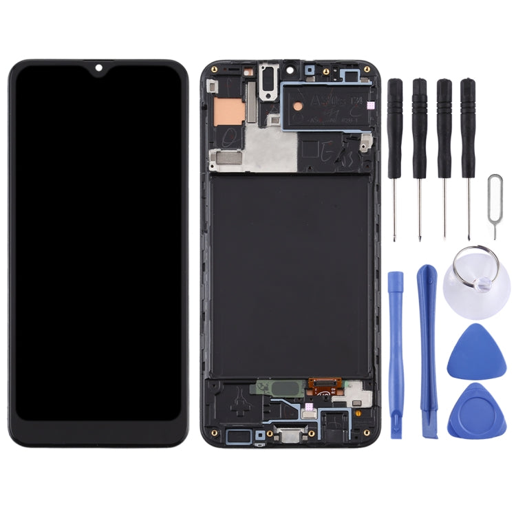 TFT LCD Screen for Samsung Galaxy A30s  Digitizer Full Assembly with Frame (Black) - LCD Screen by PMC Jewellery | Online Shopping South Africa | PMC Jewellery