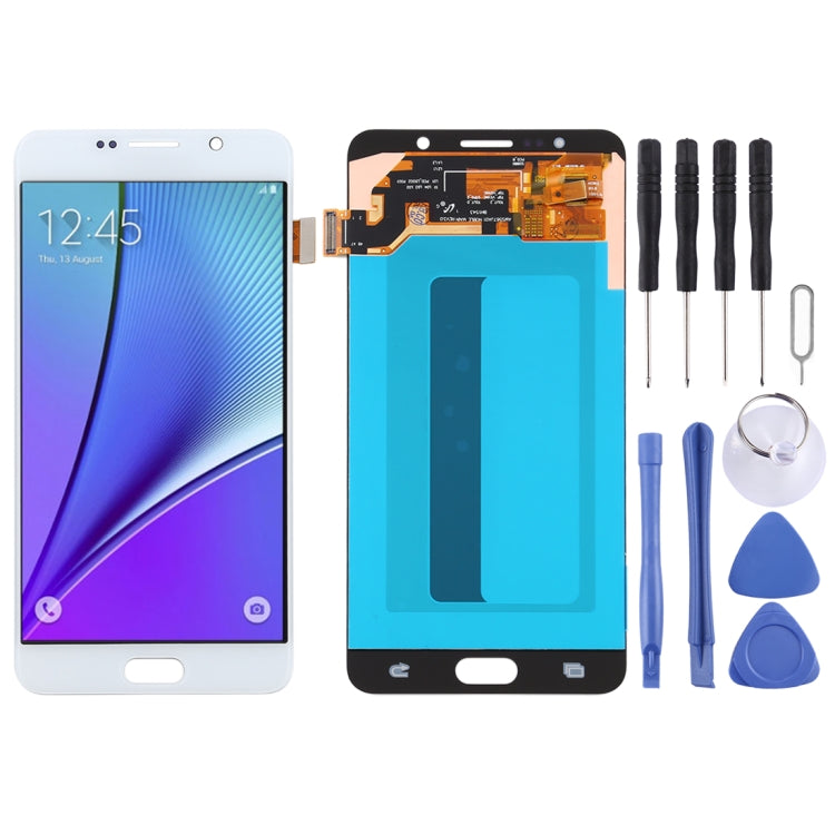 5.5 inch OLED LCD Screen for Samsung Galaxy Note 5 with Digitizer Full Assembly (White) - LCD Screen by PMC Jewellery | Online Shopping South Africa | PMC Jewellery